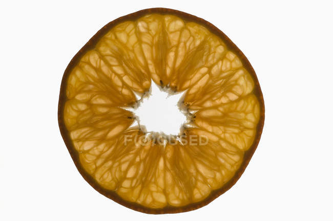 Slice of fresh mandarin — Stock Photo