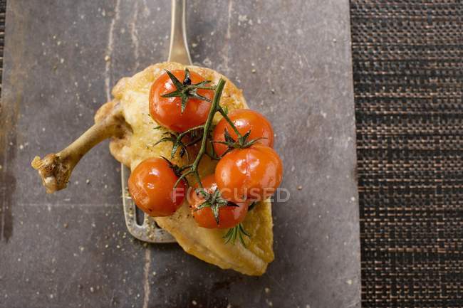 Fried chicken breast — Stock Photo