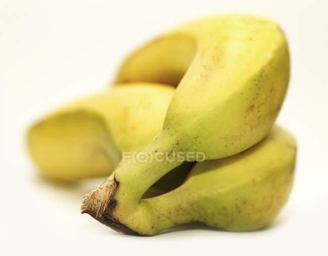 Three yellow bananas — Stock Photo
