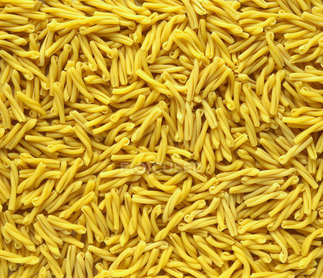 Top view on casarecce noodles — Stock Photo