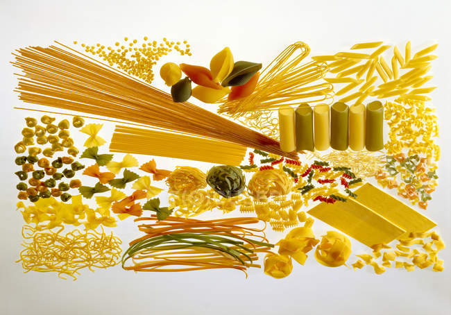 Assorted types of pasta — Stock Photo
