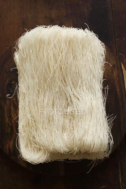 Tagliatelle di riso sottili — Foto stock