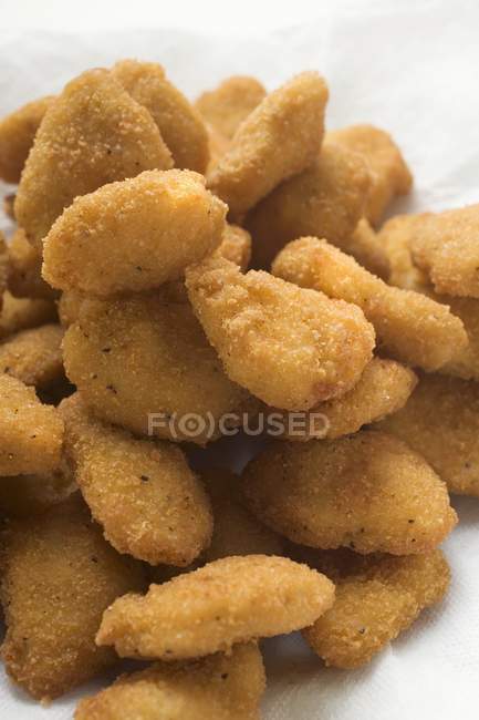 Many chicken nuggets — Stock Photo