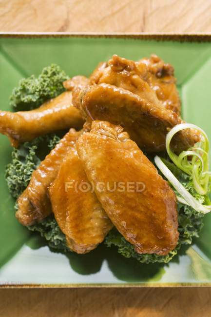 Spiced Chicken wings — Stock Photo