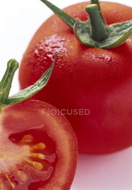 Fresh ripe red tomatoes — Stock Photo