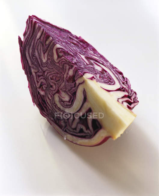 Quarter of red cabbage — Stock Photo