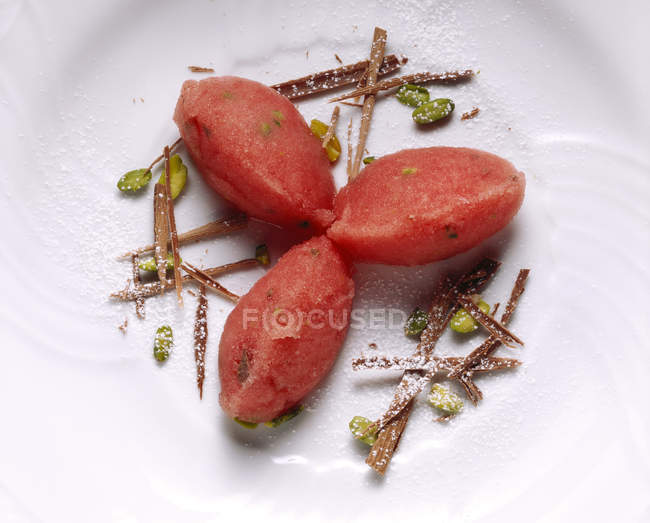 Crème glacée pastèque — Photo de stock
