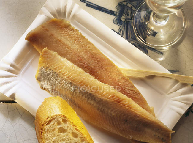 Two matje herrings — Stock Photo