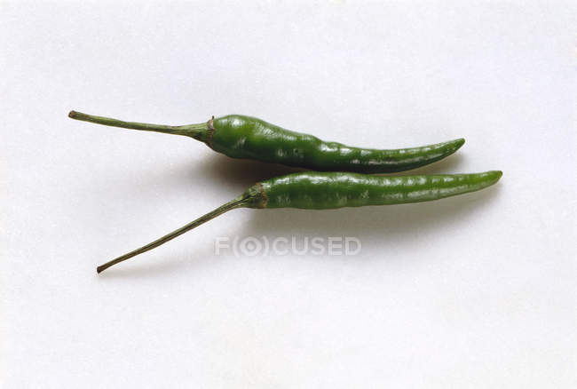 Зелений перець чилі — стокове фото