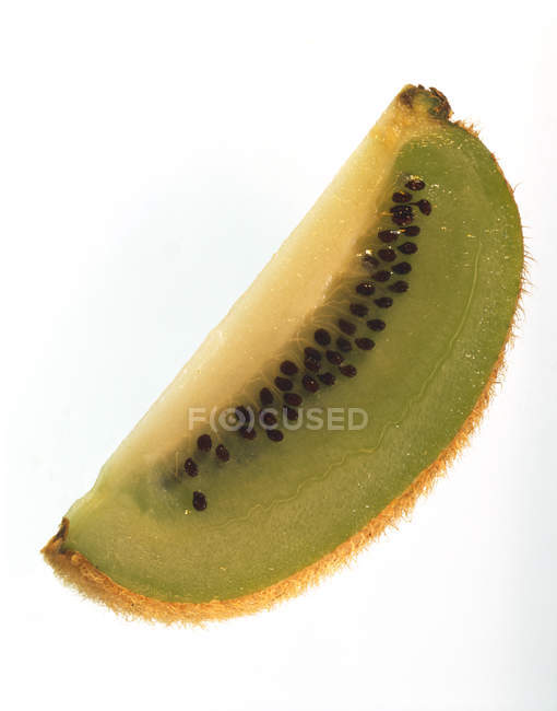 Wedge of ripe kiwi — Stock Photo