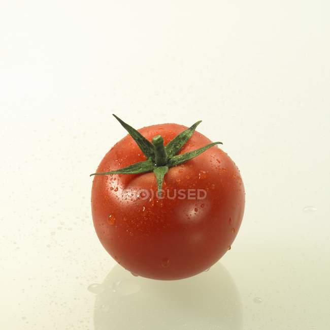 Fresh ripe red tomato — Stock Photo