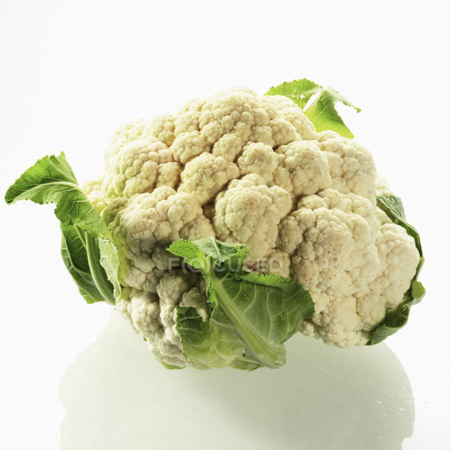 Whole cauliflower, close-up view — Stock Photo