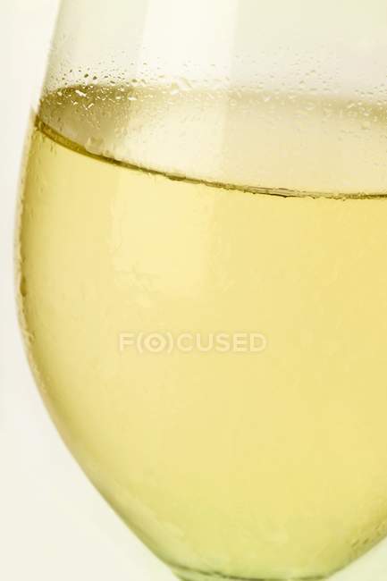 White wine glass — Stock Photo