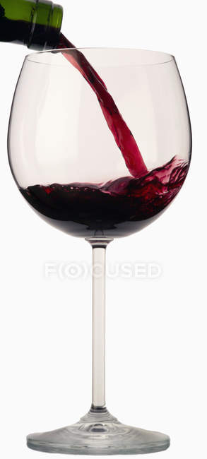 Vino rosso versato — Foto stock