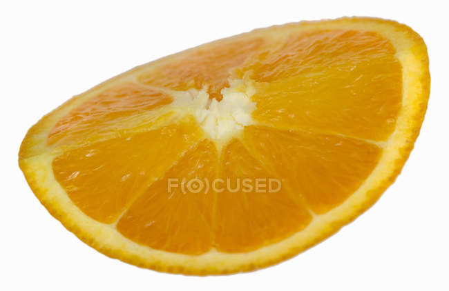 Cuña fresca de naranja - foto de stock