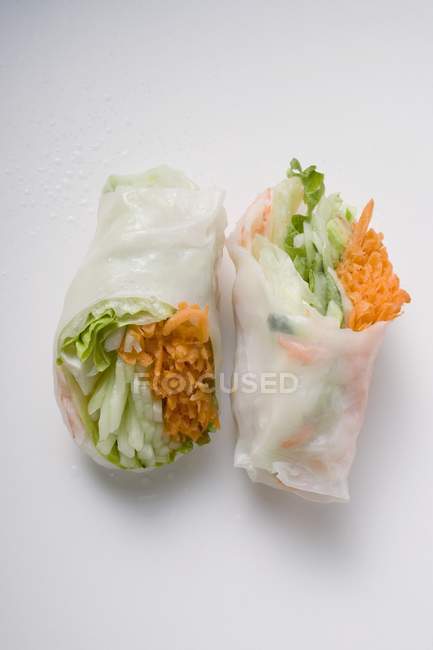 Vietnamese rice paper rolls — Stock Photo