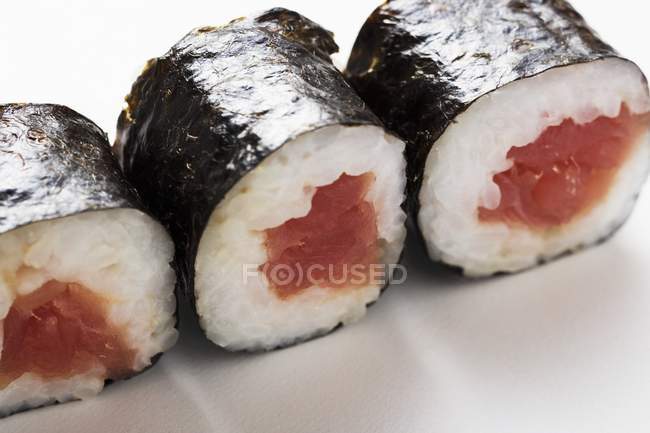 Maki sushi with tuna — Stock Photo