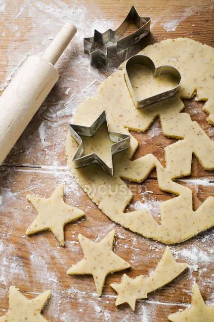 Cutting out heart and star shaped — Stock Photo