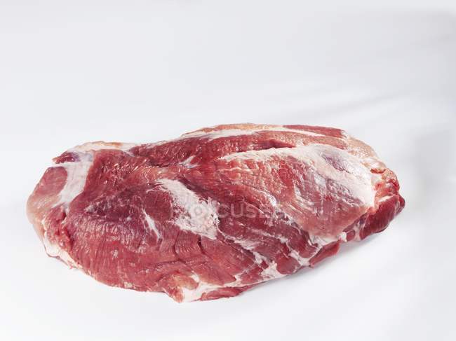 Carne cruda del collo di maiale — Foto stock