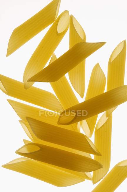 Cropped shot of penne pasta — Stock Photo