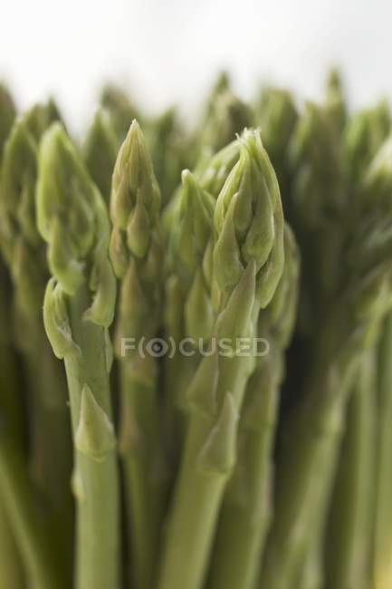 Espárragos verdes frescos - foto de stock