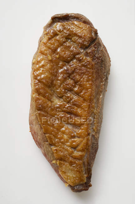 Pechuga de pato frito - foto de stock