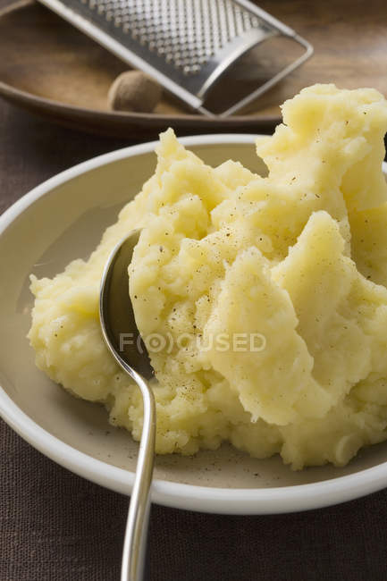 Purè di patate con noce moscata — Foto stock