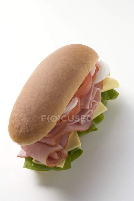 Бутерброд на південь з шинкою — стокове фото