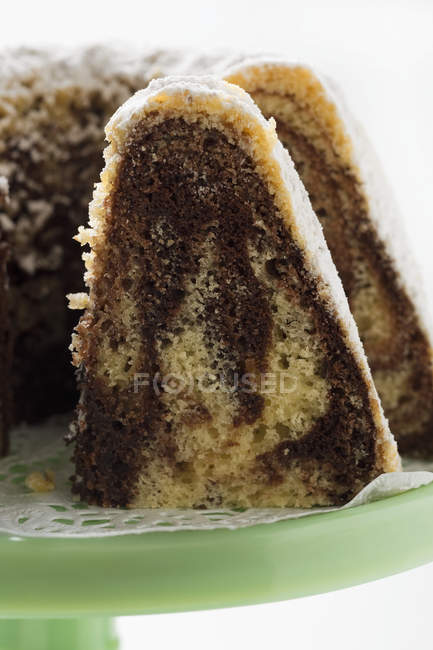 Gâteau gugelhupf marbré — Photo de stock