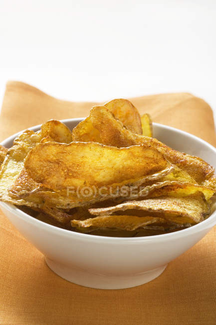 Chips de pommes de terre frites — Photo de stock
