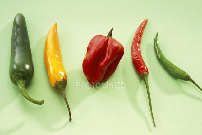 Piments colorés — Photo de stock