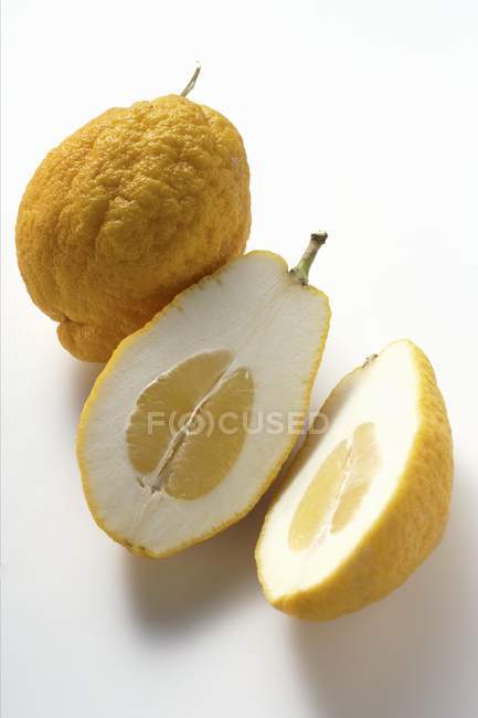 Fresh Ripe Citrons — Stock Photo