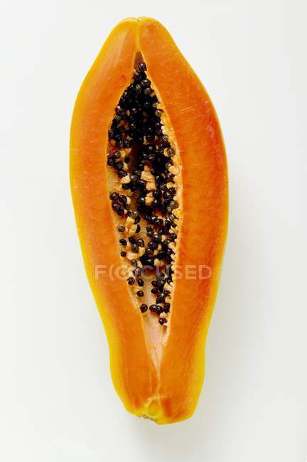 Half of fresh papaya — Stock Photo