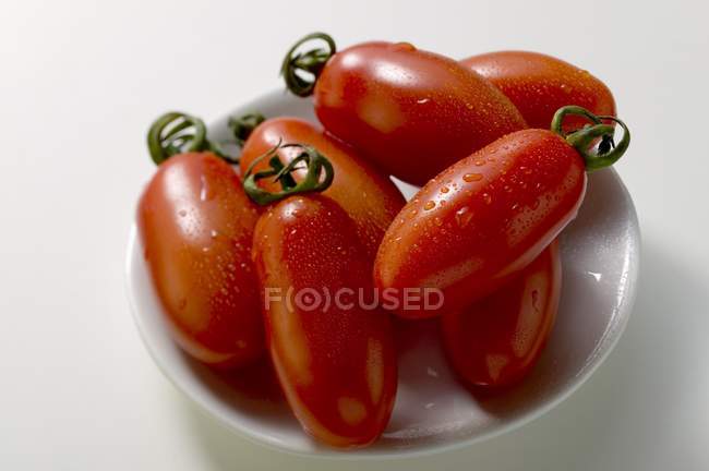Tomates de uva frescos — Stock Photo