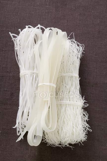 Various types of rice noodles — Stock Photo