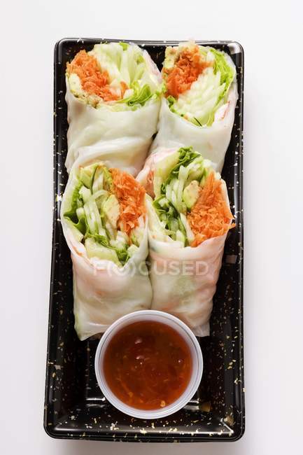 Vietnamese spring rolls — Stock Photo
