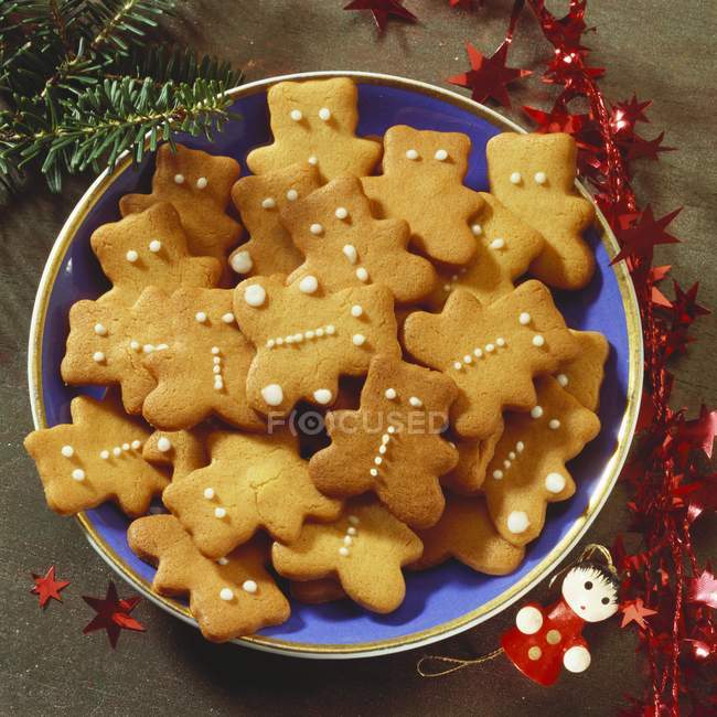 Biscuits in shape of bears — Stock Photo