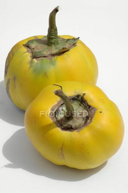 Thai yellow aubergines — Stock Photo