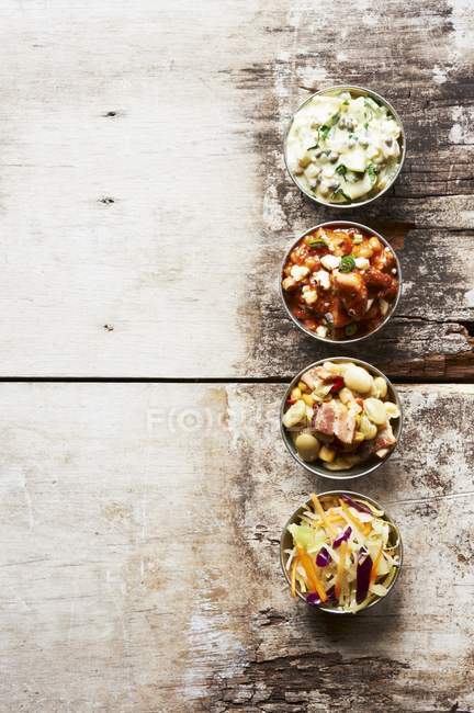 Barbecue side dishes — Stock Photo