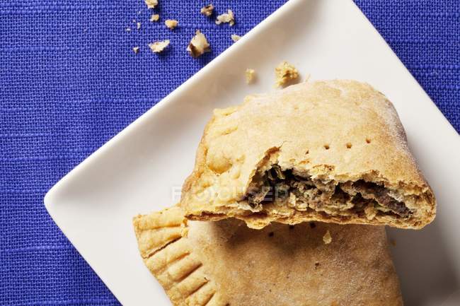 Beef Filled Pastry — Stock Photo