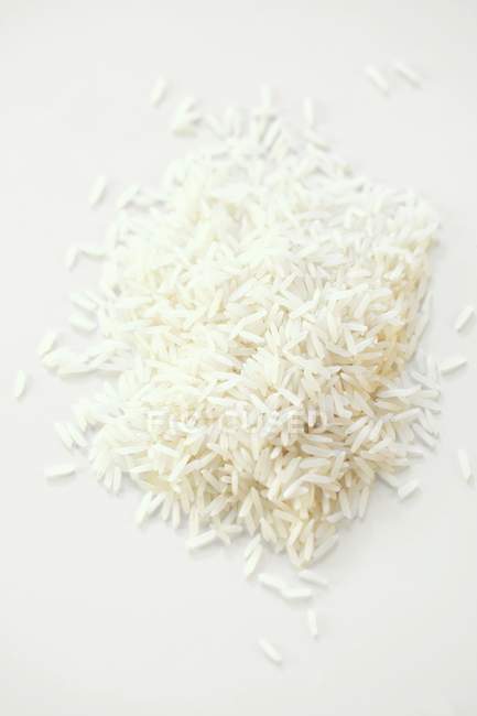 Arroz blanco de grano largo - foto de stock