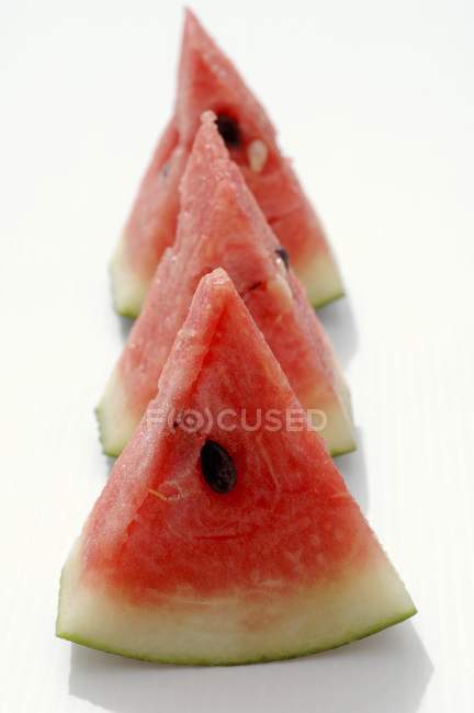 Scheiben saftige Wassermelone — Stockfoto
