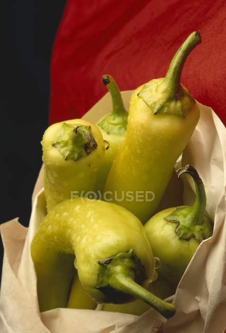 Peperoni verdi appuntiti — Foto stock