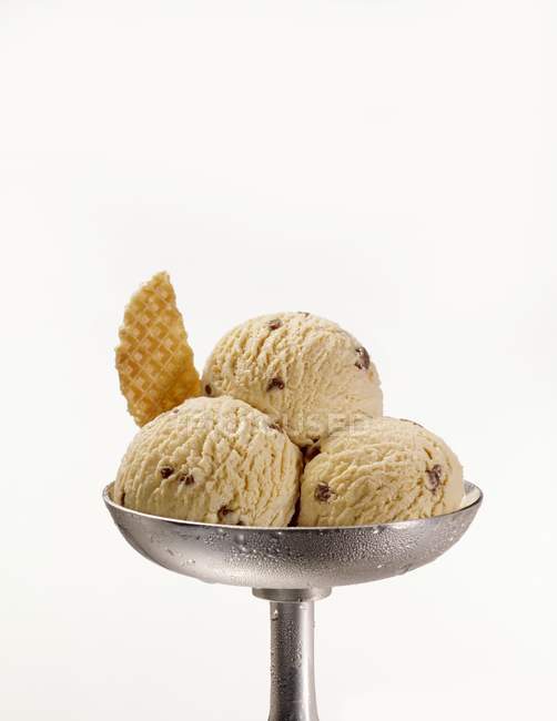 Coffee ice cream — Stock Photo