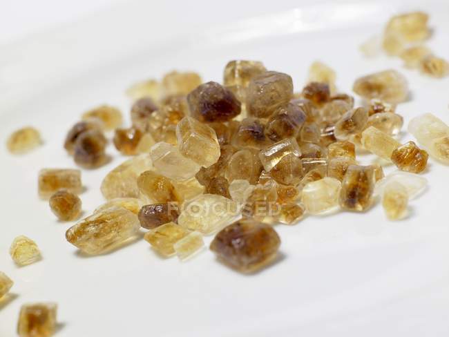 Brown sugar crystals — Stock Photo