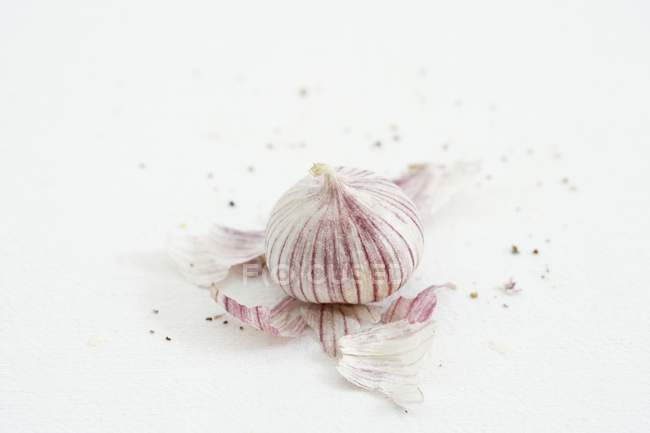 Bulbo di aglio maturo — Foto stock