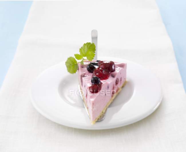 Gâteau aux fruits forestiers — Photo de stock