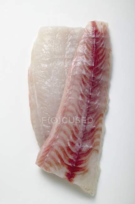 Fresh redfish fillets — Stock Photo
