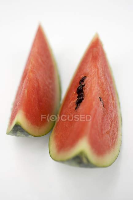 Fatias suculentas de melancia — Fotografia de Stock