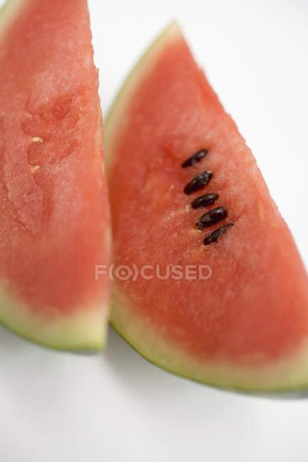 Fatias suculentas de melancia — Fotografia de Stock